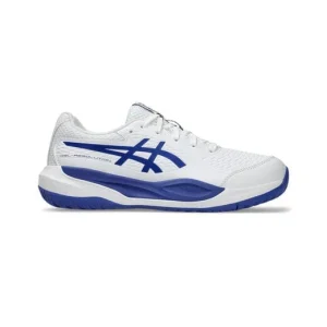CHAUSSURES ASICS GEL-RESOLUTION GS BLANC/BLEU (JUNIOR)