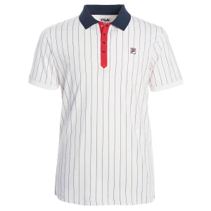 POLO FILA STRIPES PARIS BLANC