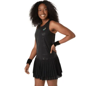 ROBE DE TENNIS ASICS MATCH NIGHT ENERGY - PERFORMANCE BLACK