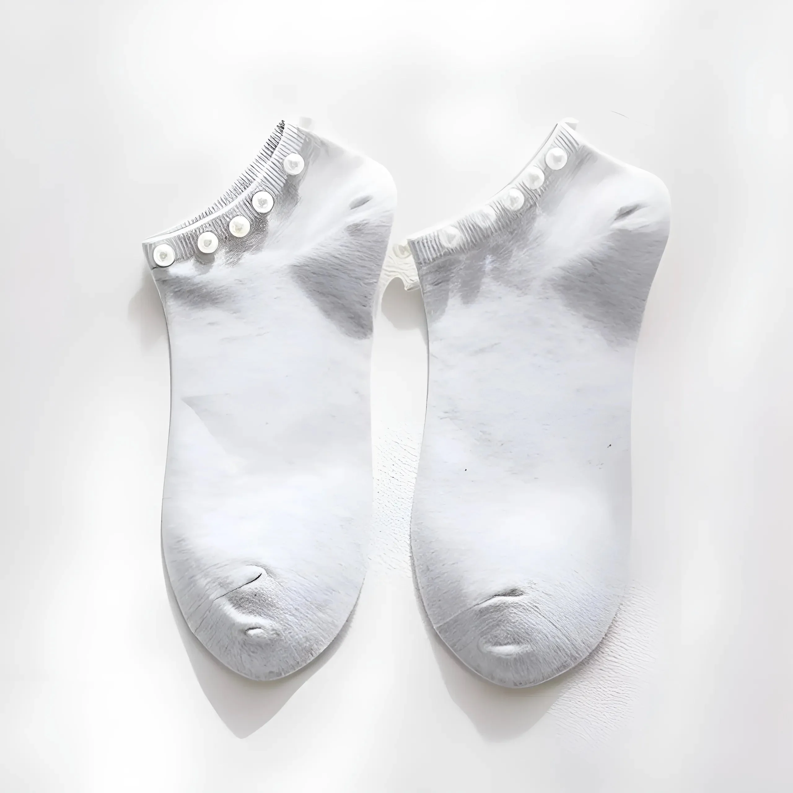 Chaussettes ornées de perles pour femmes – Image 4
