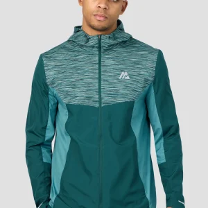 Trail Windbreaker - Light Teal Multi