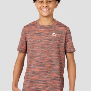 Boys Trail T-Shirt - Grey/Orange