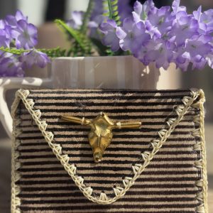 PORTE-MONNAIE FOLK - TAUPE - ELVIS