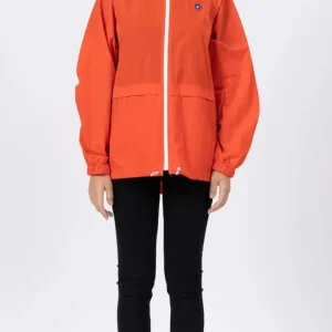 ANORAK COUPE-VENT IMPERMÉABLE TOMATE