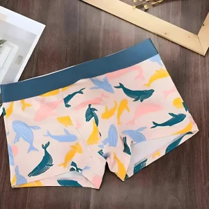 4 pack de boxers pour hommes avec des motifs pastel
