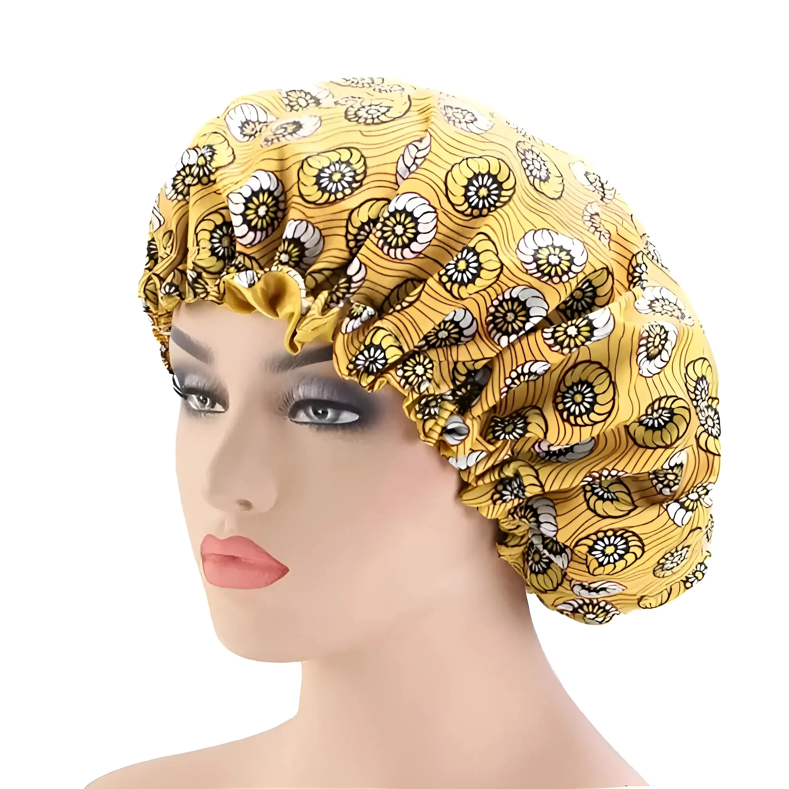 Bonnet de sommeil en satin avec motifs – Image 2