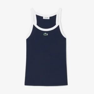 DÉBARDEUR LACOSTE SPORT ULTRA DRY MAILLE CÔTELÉE