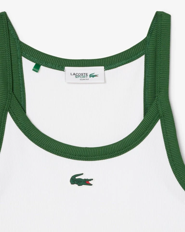 DÉBARDEUR LACOSTE SPORT ULTRA DRY MAILLE CÔTELÉE – Image 4