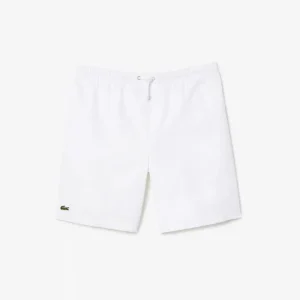 SHORT LACOSTE TENNIS LÉGER EN TAFETAS DIAMENTÉ GH353T