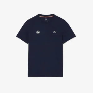 T-SHIRT PERMANENT HOMME LACOSTE x ROLAND-GARROS