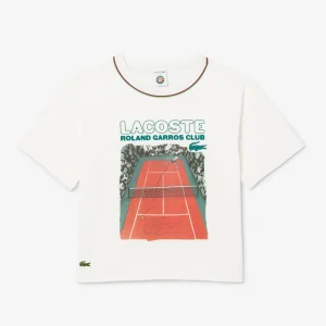 T-SHIRT LACOSTE ROLAND GARROS FEMMES 2025