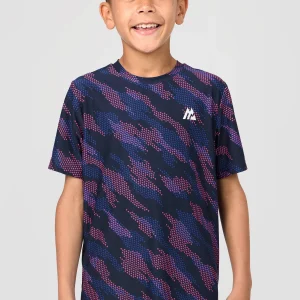 Boys Thera T-Shirt - Midnight Blue/Cobalt/Shocking Pink