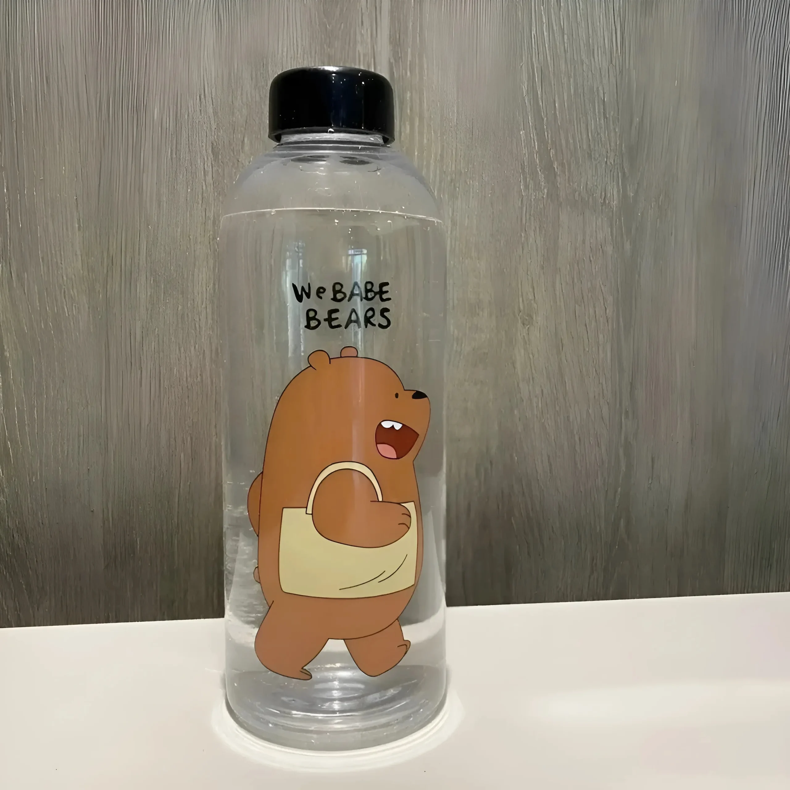 Bouteille d'eau imprimée avec des ours en peluche – Image 3