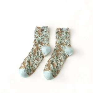 Chaussettes pour femmes avec motif décoratif