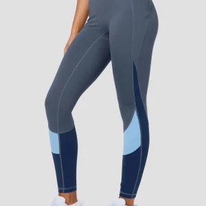 Stride Legging - Greyed Indigo/Fresh Water/Agency
