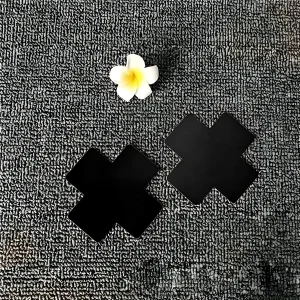 Autocollants de couverture de mamelon en forme de 'X'