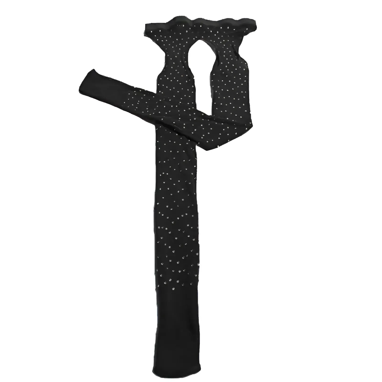 Bas résille avec porte-jarretelles et strass – Image 6