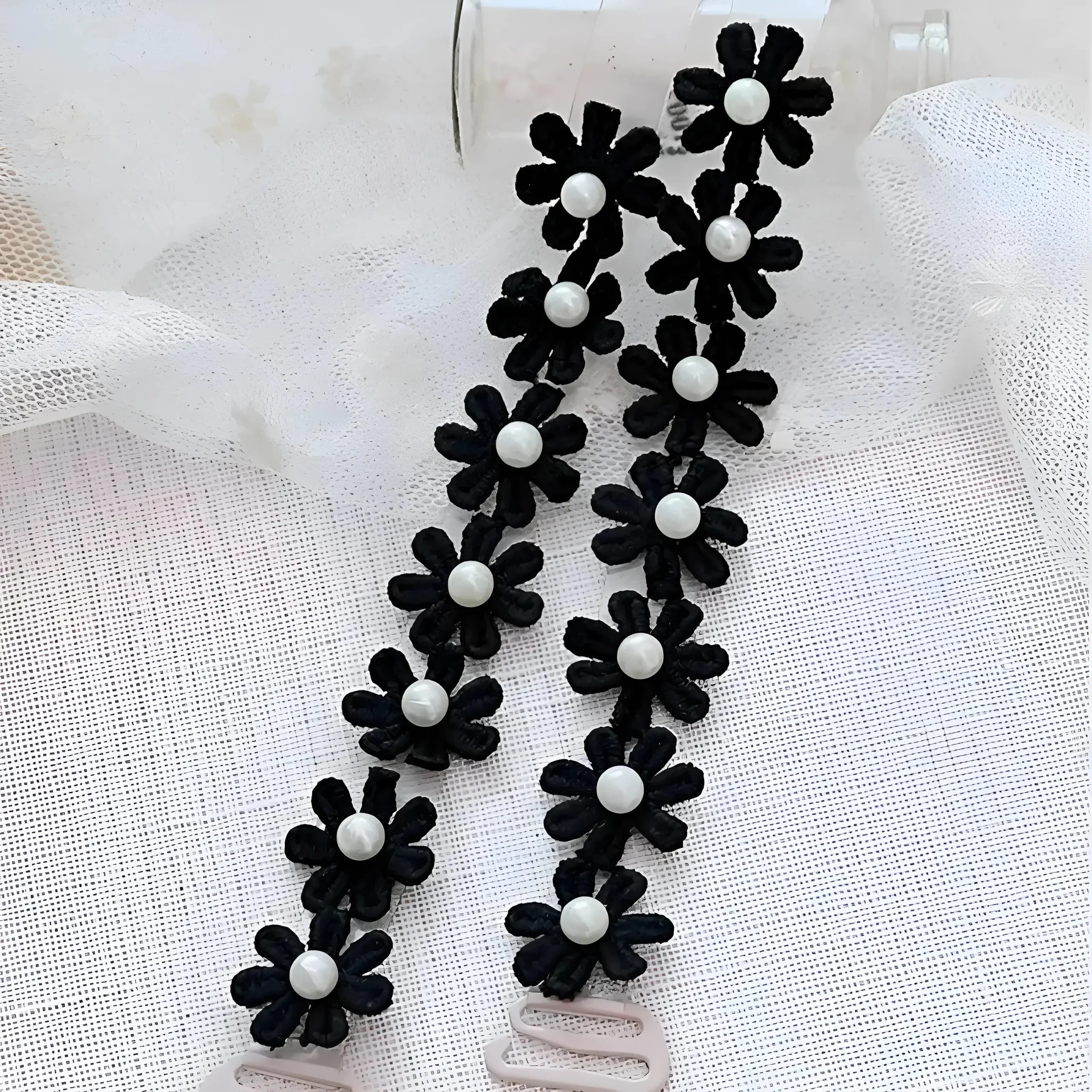 Bretelles de soutien-gorge à imprimé floral – Image 2