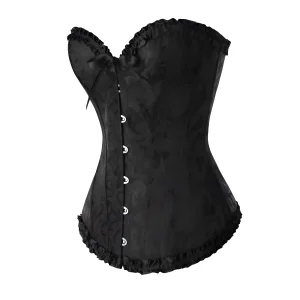 Corset en dentelle avec liens