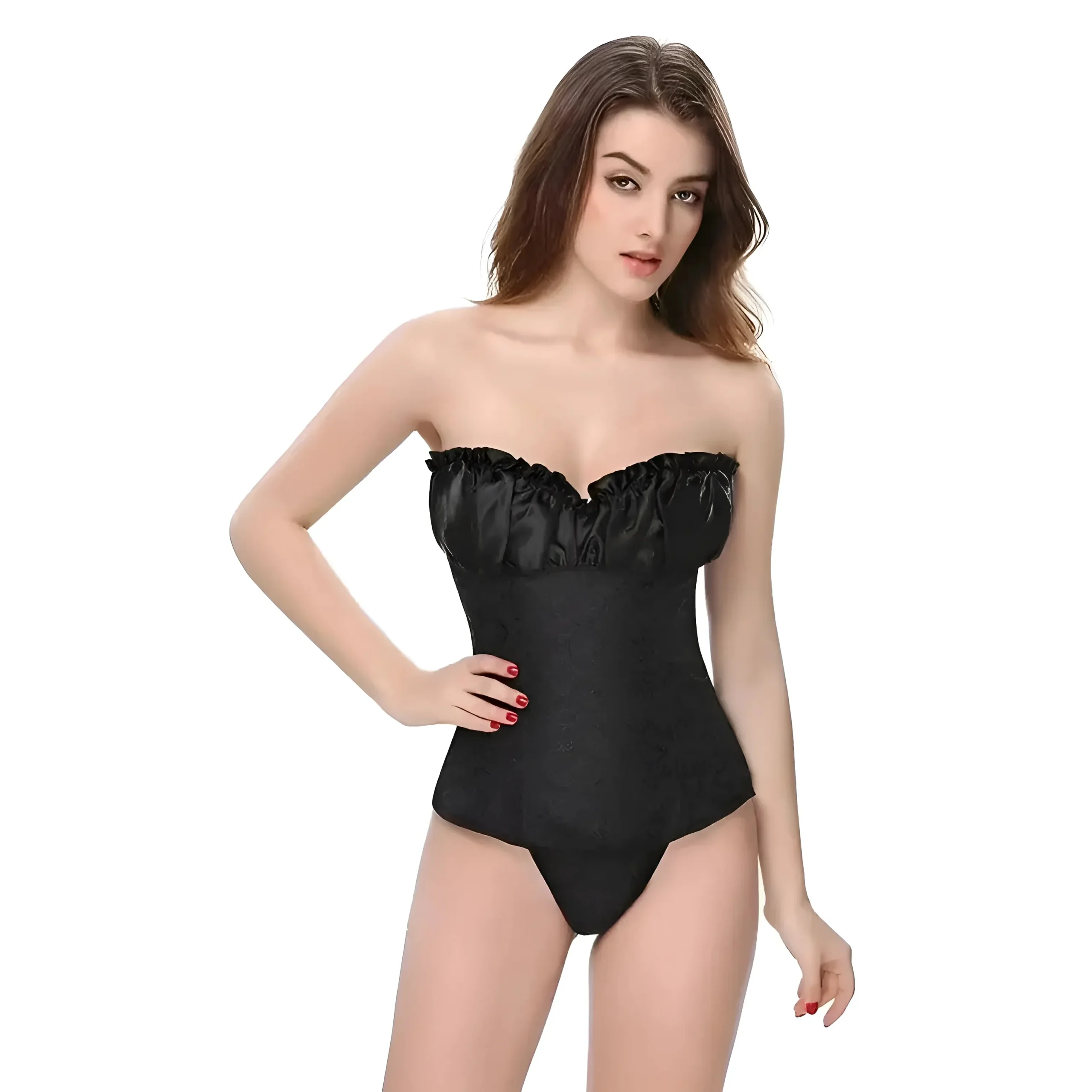 Corset féminin avec haut décoratif