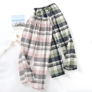 Pantalons de pyjama à carreaux