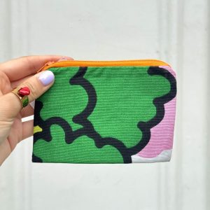 POCHETTE VERTE - UPCYCLING - JO