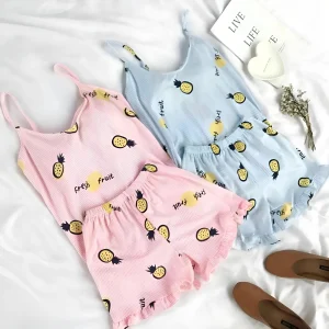Pyjamas pour femmes avec des imprimés colorés