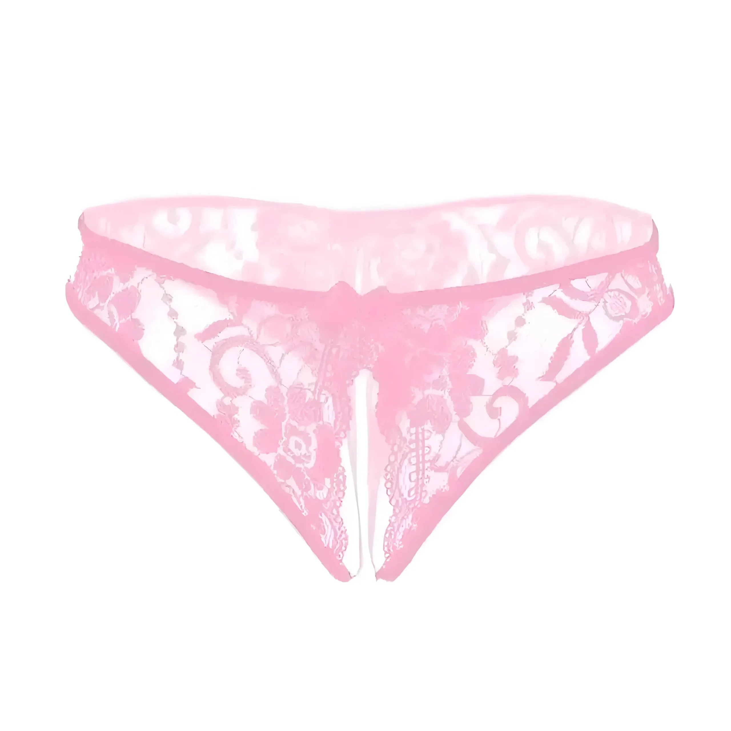 Culotte en dentelle avec découpe et détail de nœud – Image 5