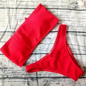 Bandeau Bikini Set