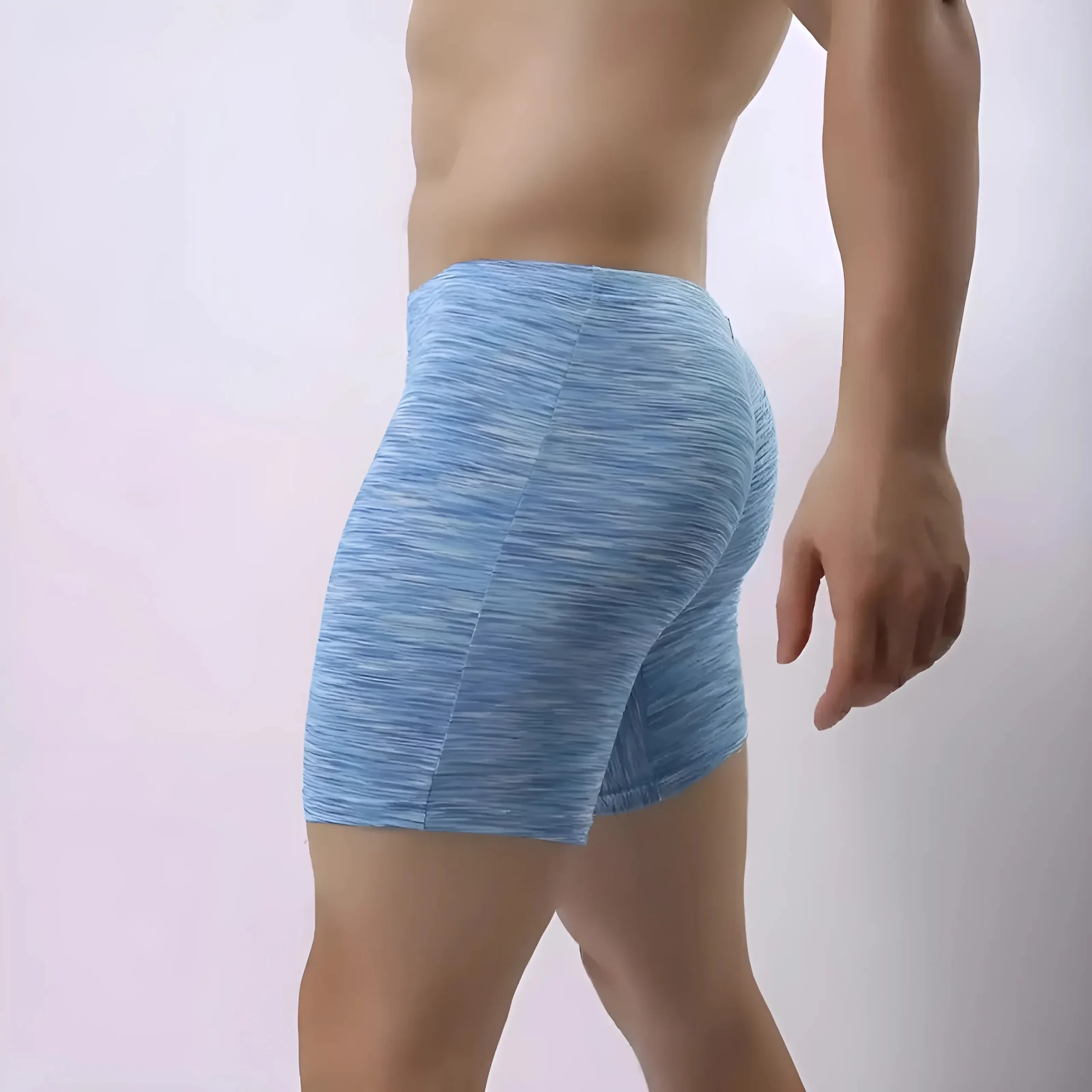 Shorts boxers longs respirants pour hommes – Image 2