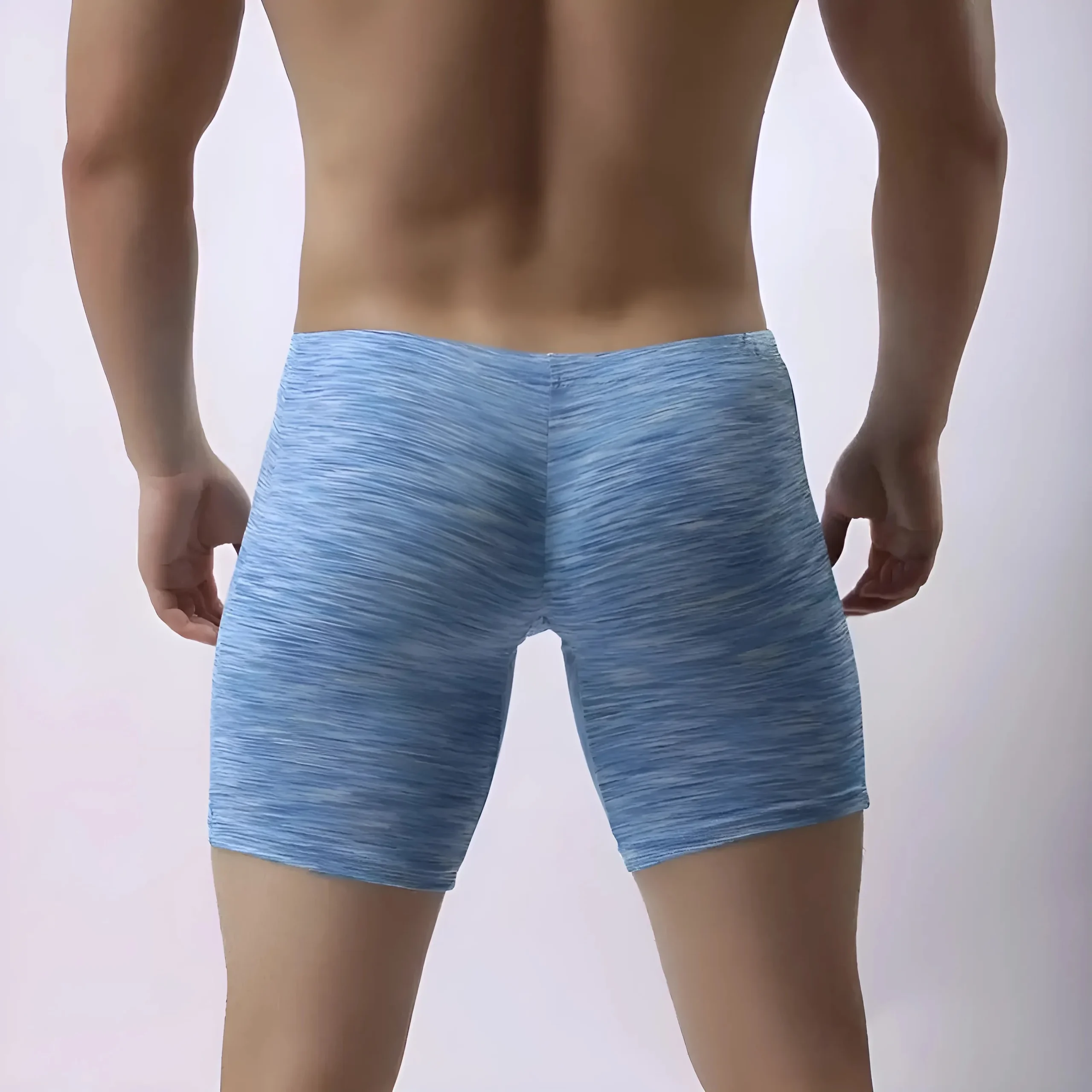 Shorts boxers longs respirants pour hommes – Image 3