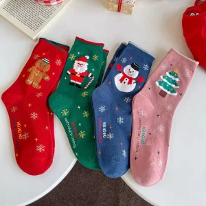 Chaussettes à motif de Noël