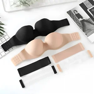 Soutien-gorge Bardot avec fermeture à bretelle transparente