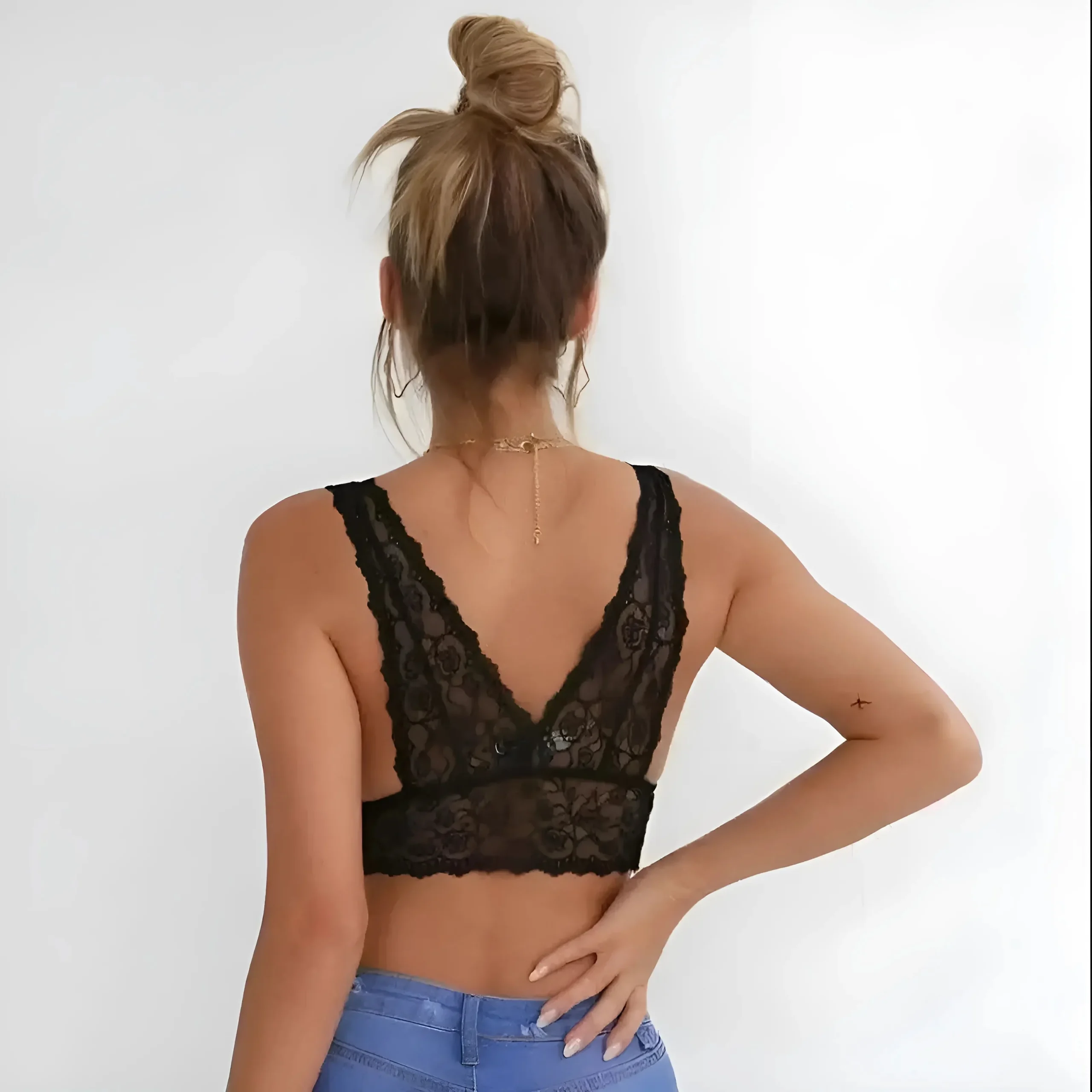 Triangle Bralette en Dentelle – Image 6