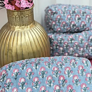 TROUSSE COTON MATELASSE -BLEU - MORGANE