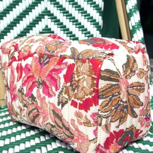 POCHETTE FLEURS ROSES L
