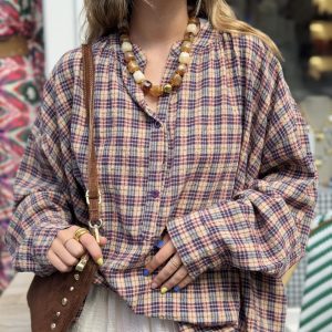 Chemise tunique au motif écossais - Winona