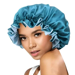Bonnet de sommeil en satin - Foulard en satin ajustable