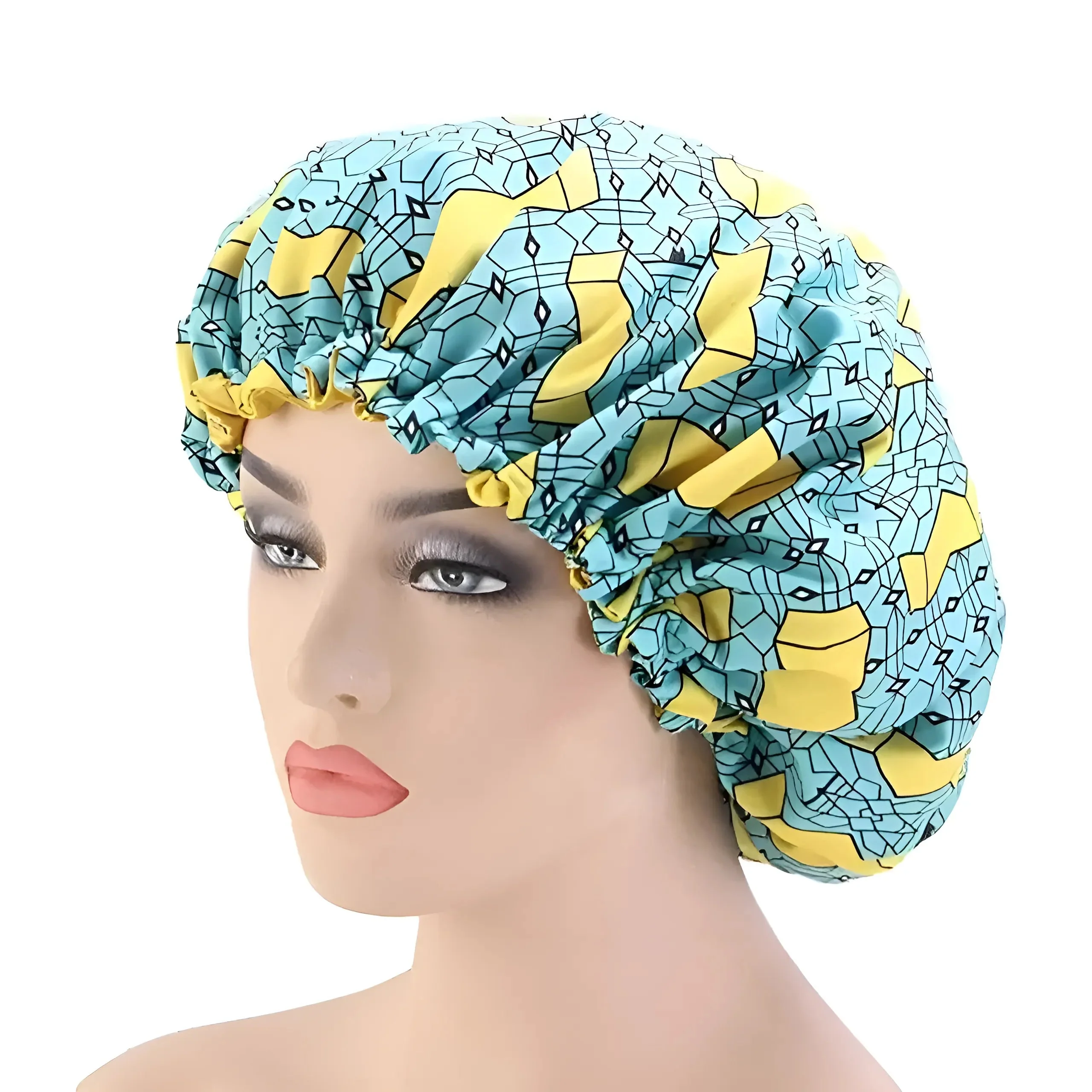 Bonnet de sommeil en satin avec motifs – Image 5
