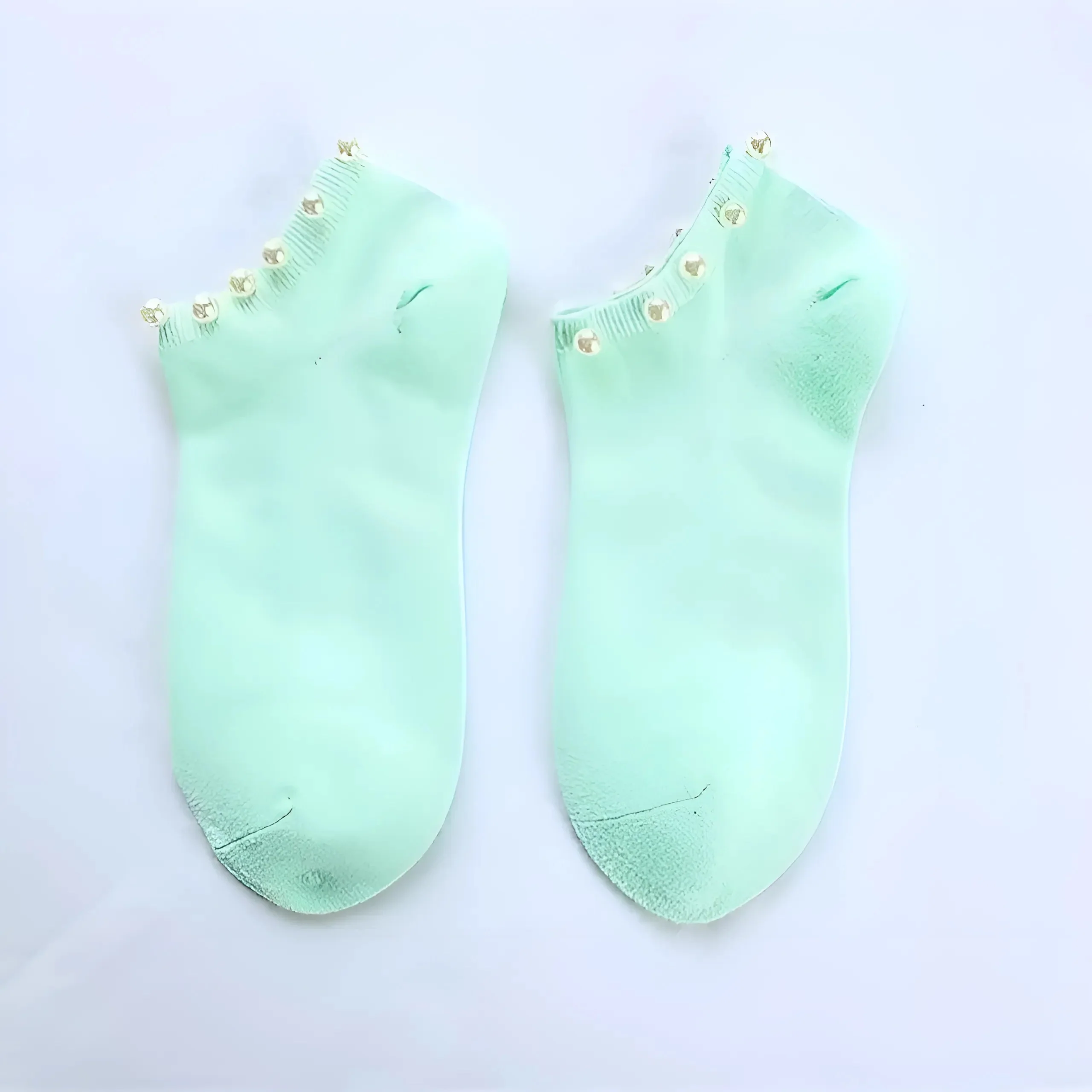 Chaussettes ornées de perles pour femmes – Image 5