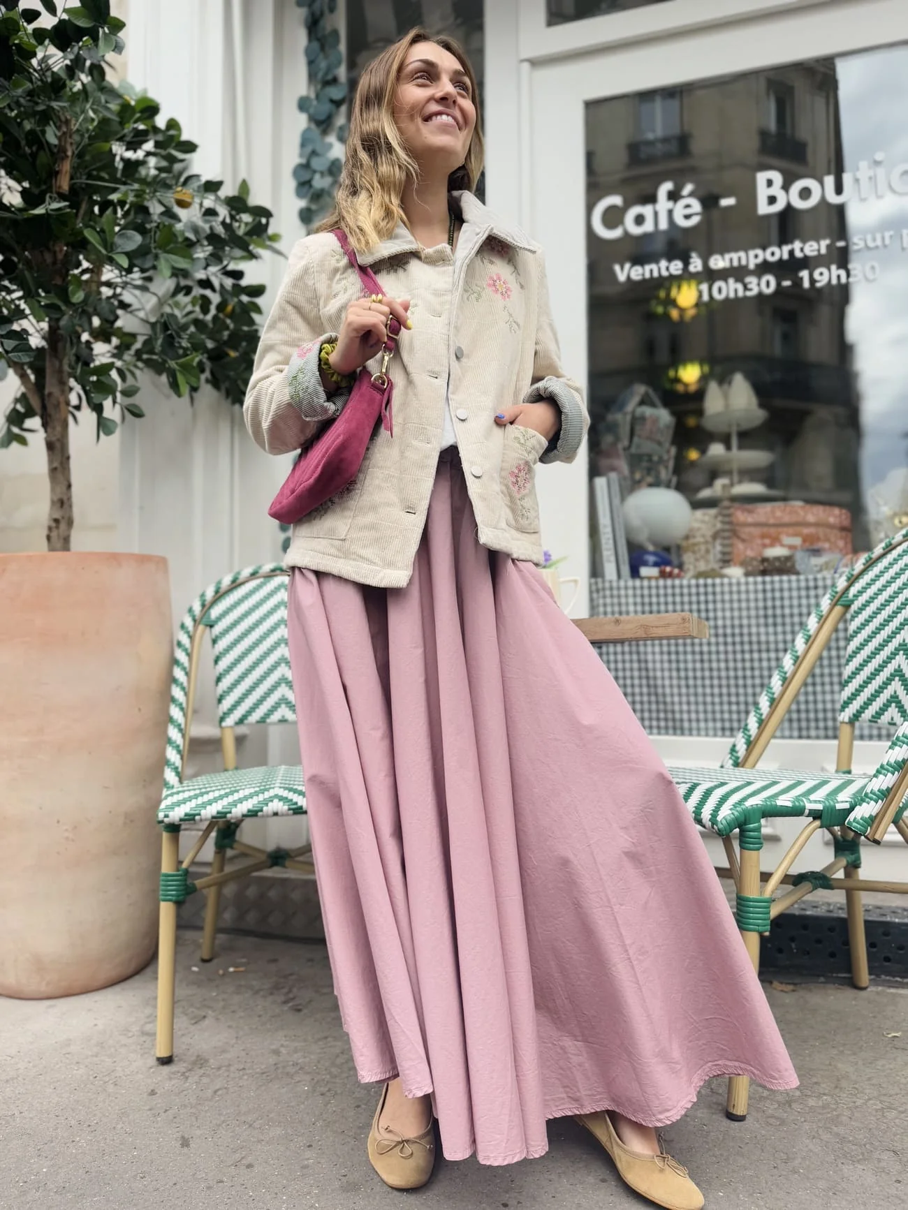 VESTE EN VELOURS COTELEE - JOHANNA – Image 2