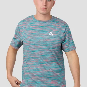 Trail T-Shirt - Teal/Pink