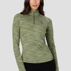 Women's Trail 1/4 Zip - Khaki Multi